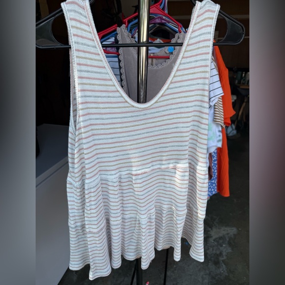 Lazy Sundays Striped Tank Top - Picture 1 of 3